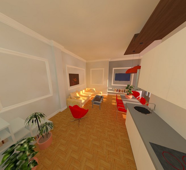 Reforma de apartamento y visualización en 3D